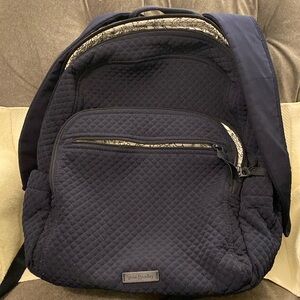 Vera Bradley Campus XL Navy Backpack